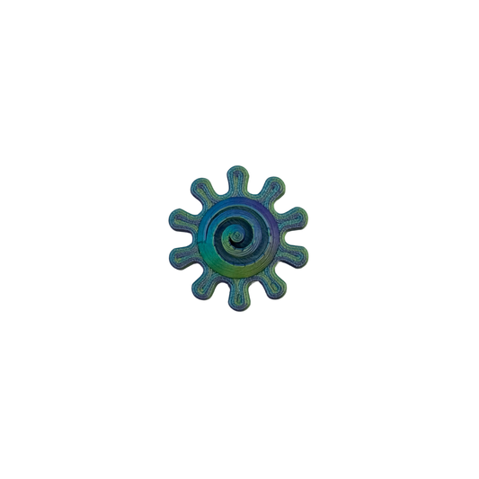 eko mini keyring - ocean - silk tri-colour - gear