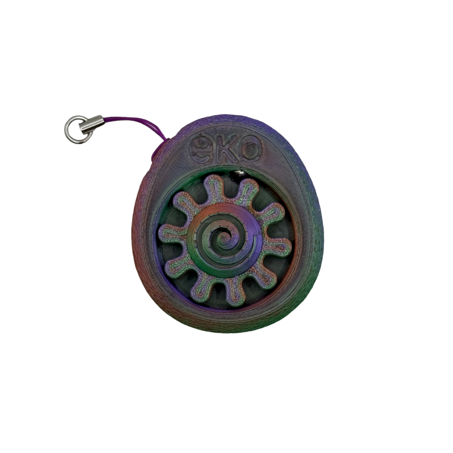 eko mini keyring - space - silk tri-colour